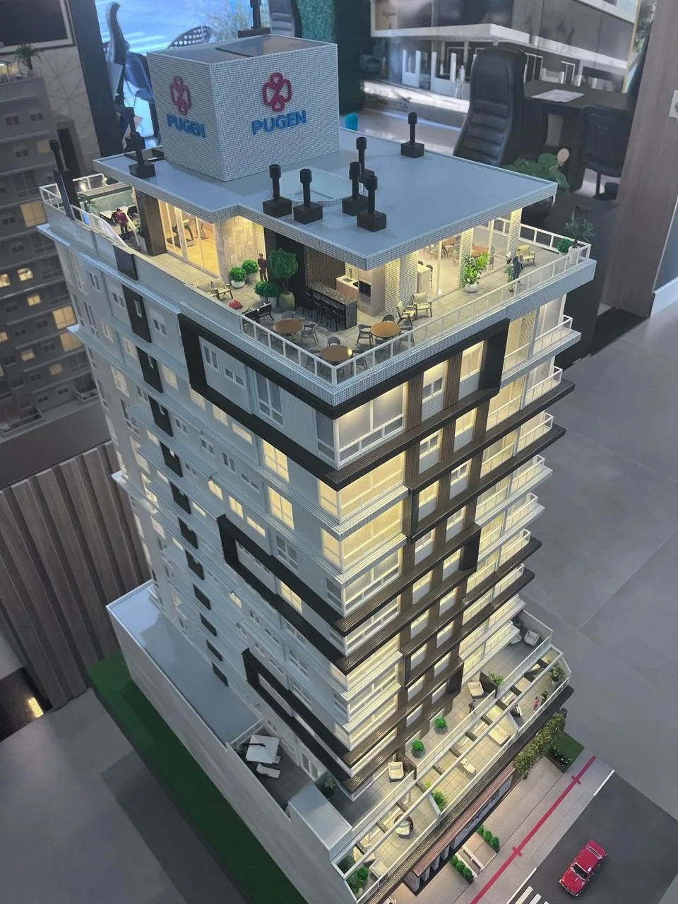 Maquete física Pugen, escala 1:50 — vista 8