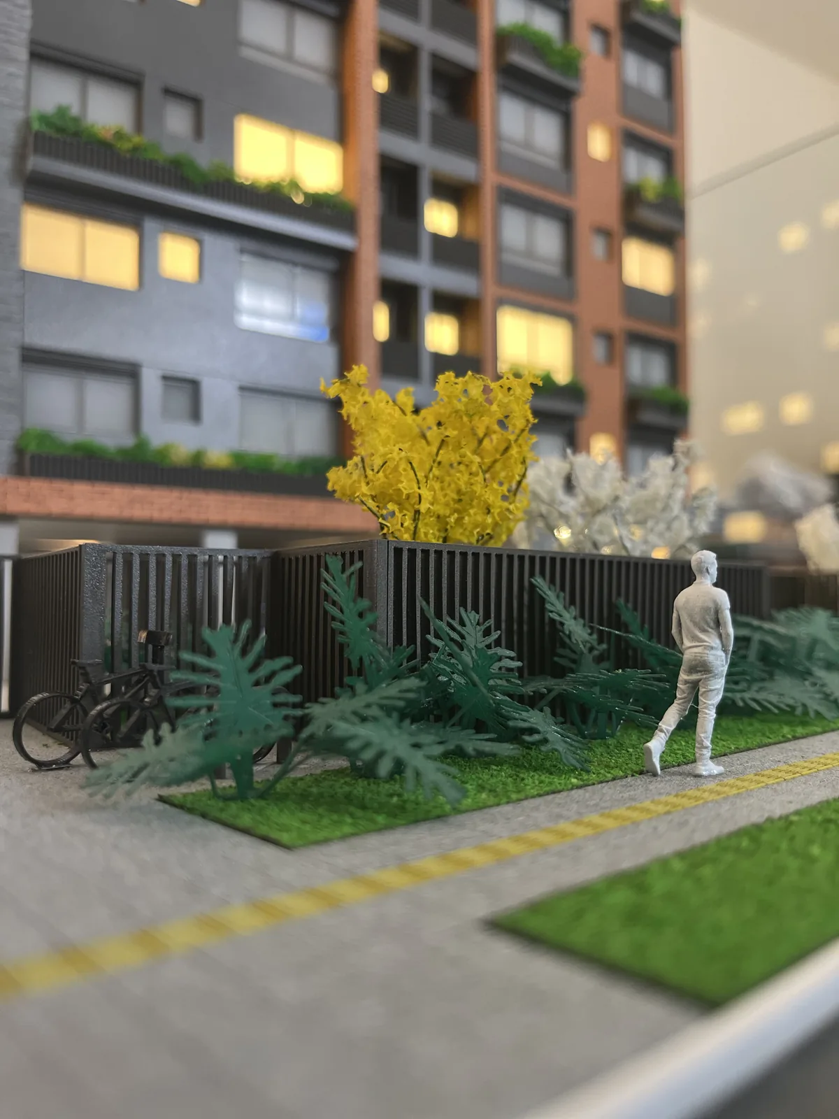 Maquete física Mocellin, escala 1:64 — vista 1