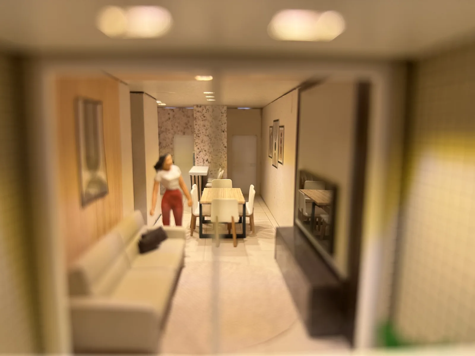 Maquete física Pugen, escala 1:50 — vista 6