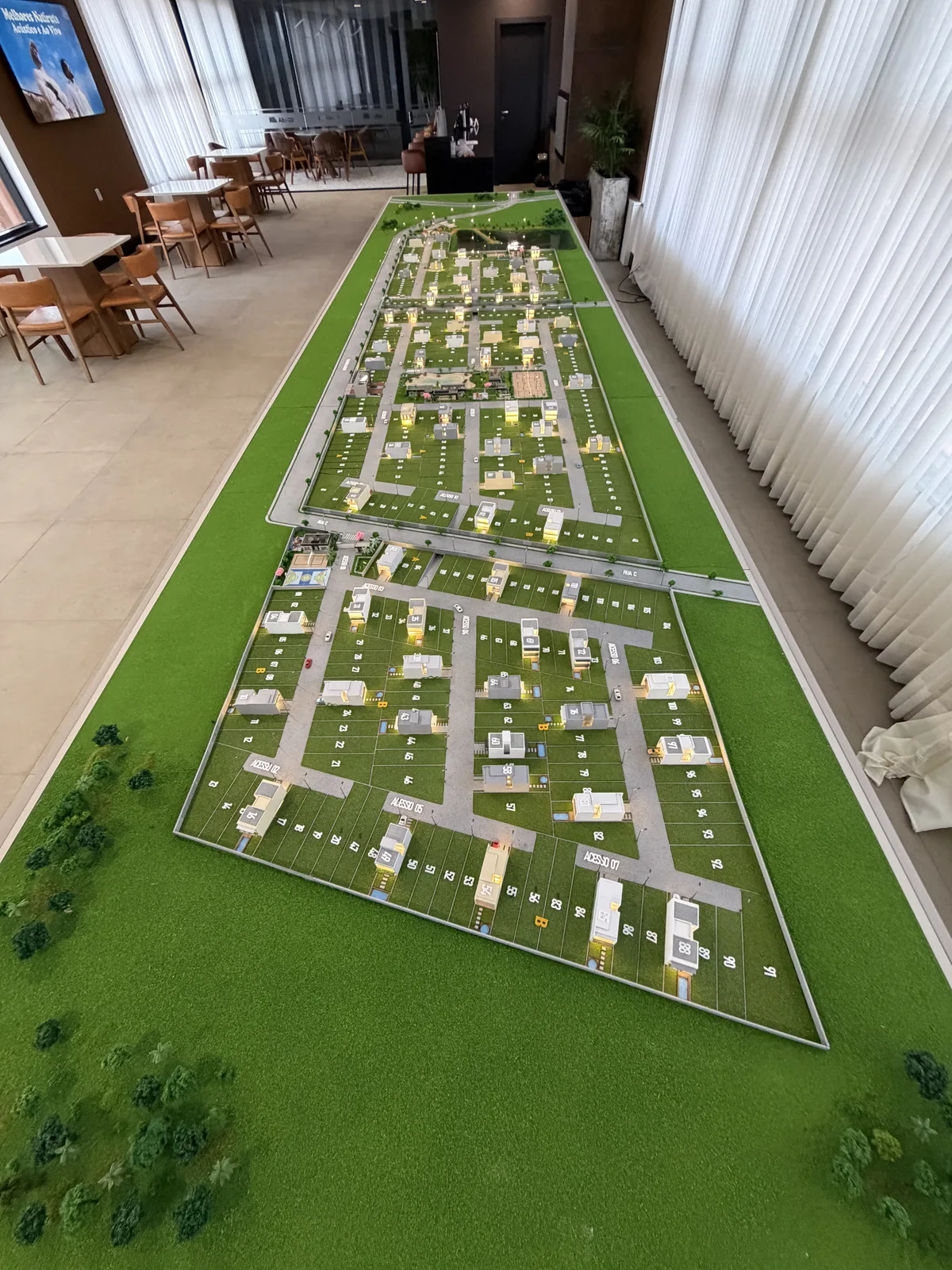 Maquete física Ábaco, escala 1:150 — vista 2
