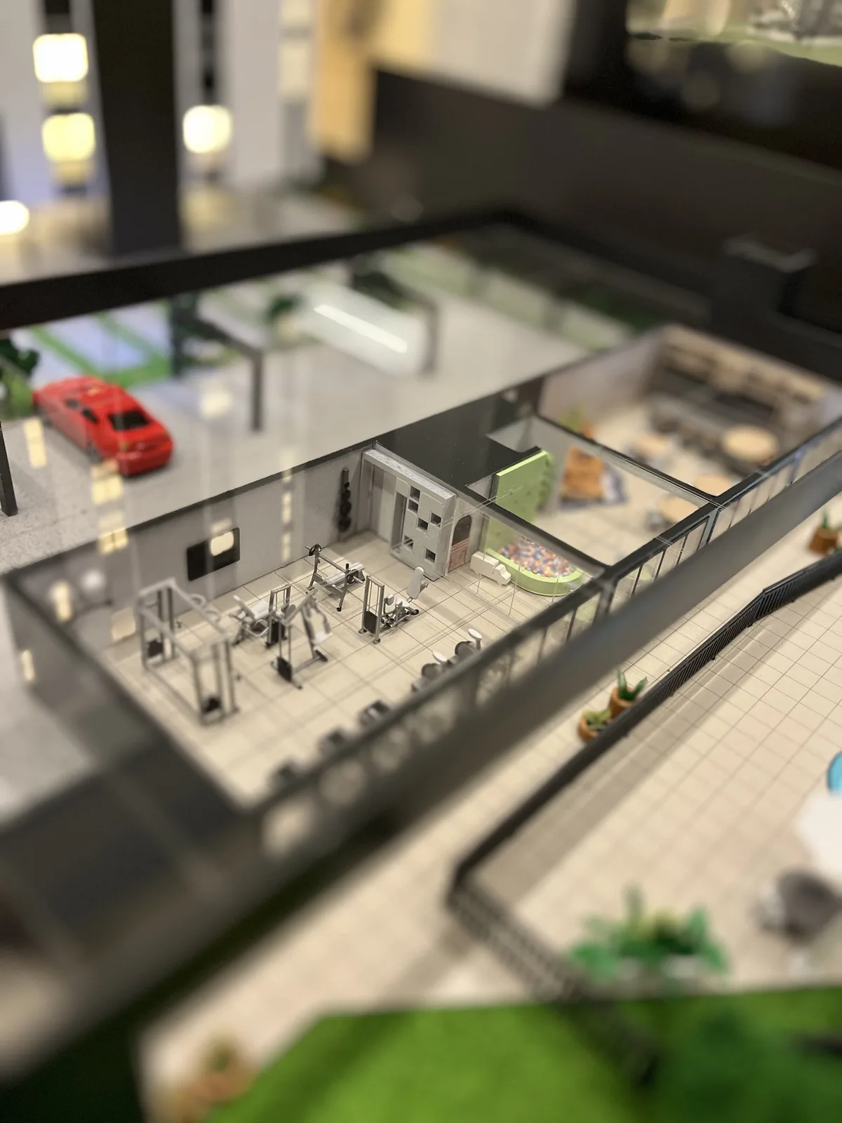Maquete física VivaCorp, escala 1:75 — vista 2