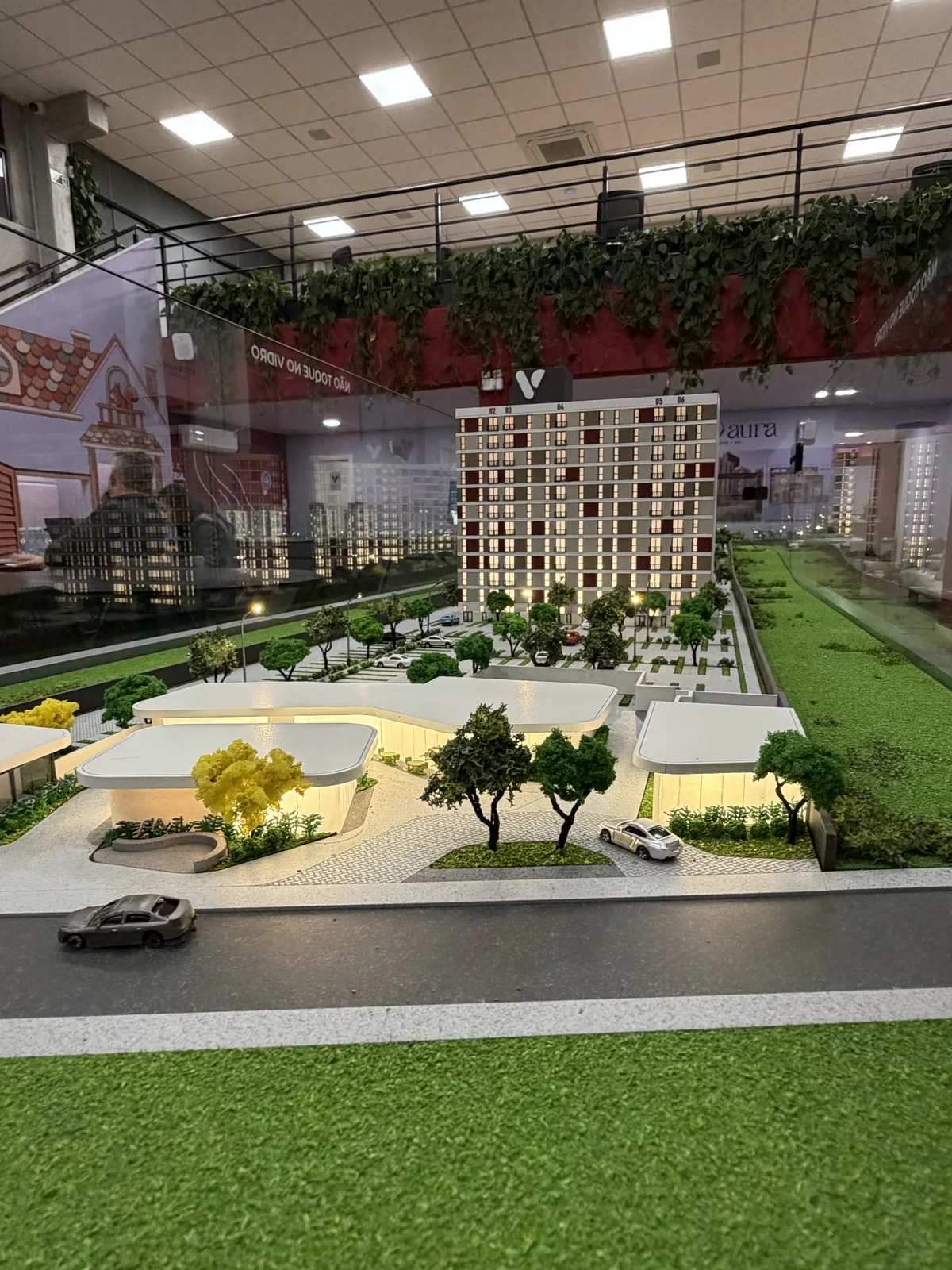 Maquete física VivaCorp, escala 1:150 — vista 3