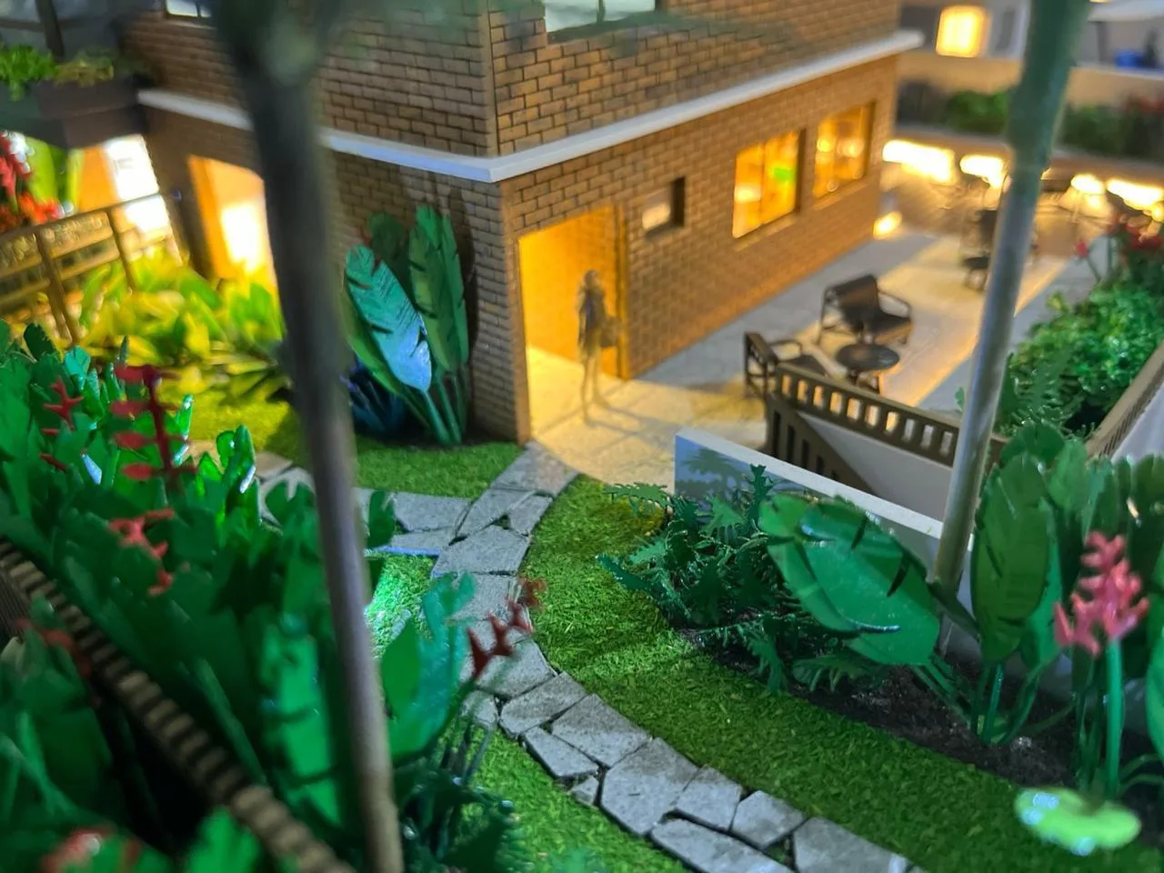 Maquete física Imobel, escala 1:64 — vista 3