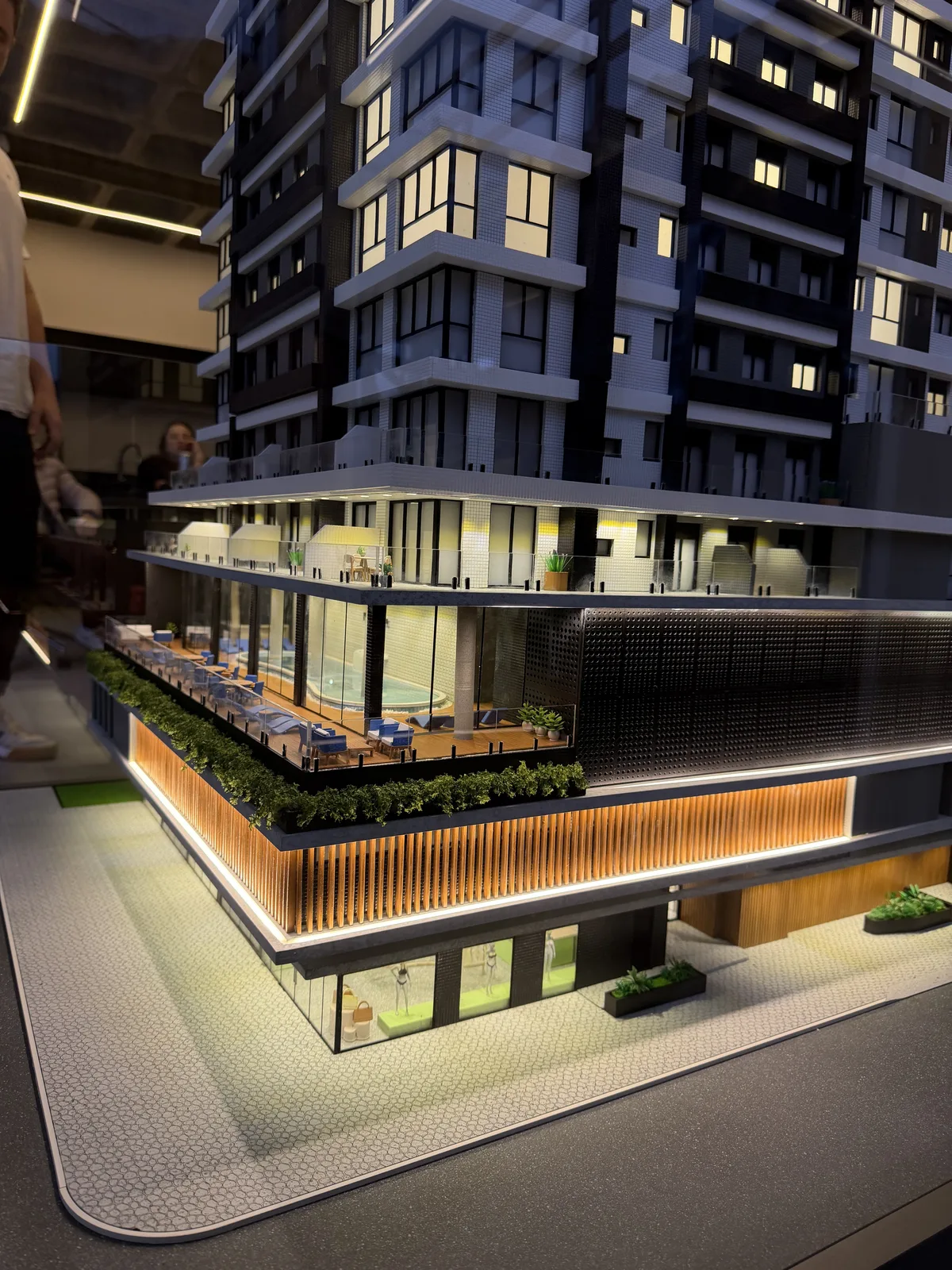 Maquete física Pellegrini, escala 1:50 — vista 8