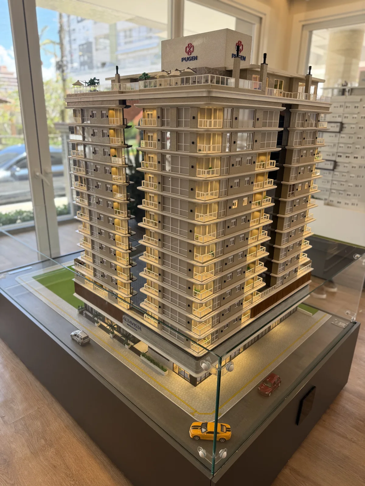 Maquete física Pugen, escala 1:50 — vista 7