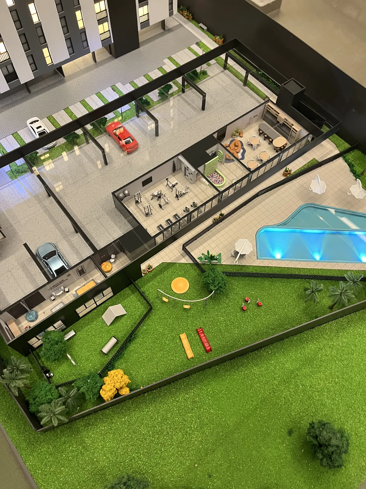 Maquete física VivaCorp, escala 1:75 — vista 3