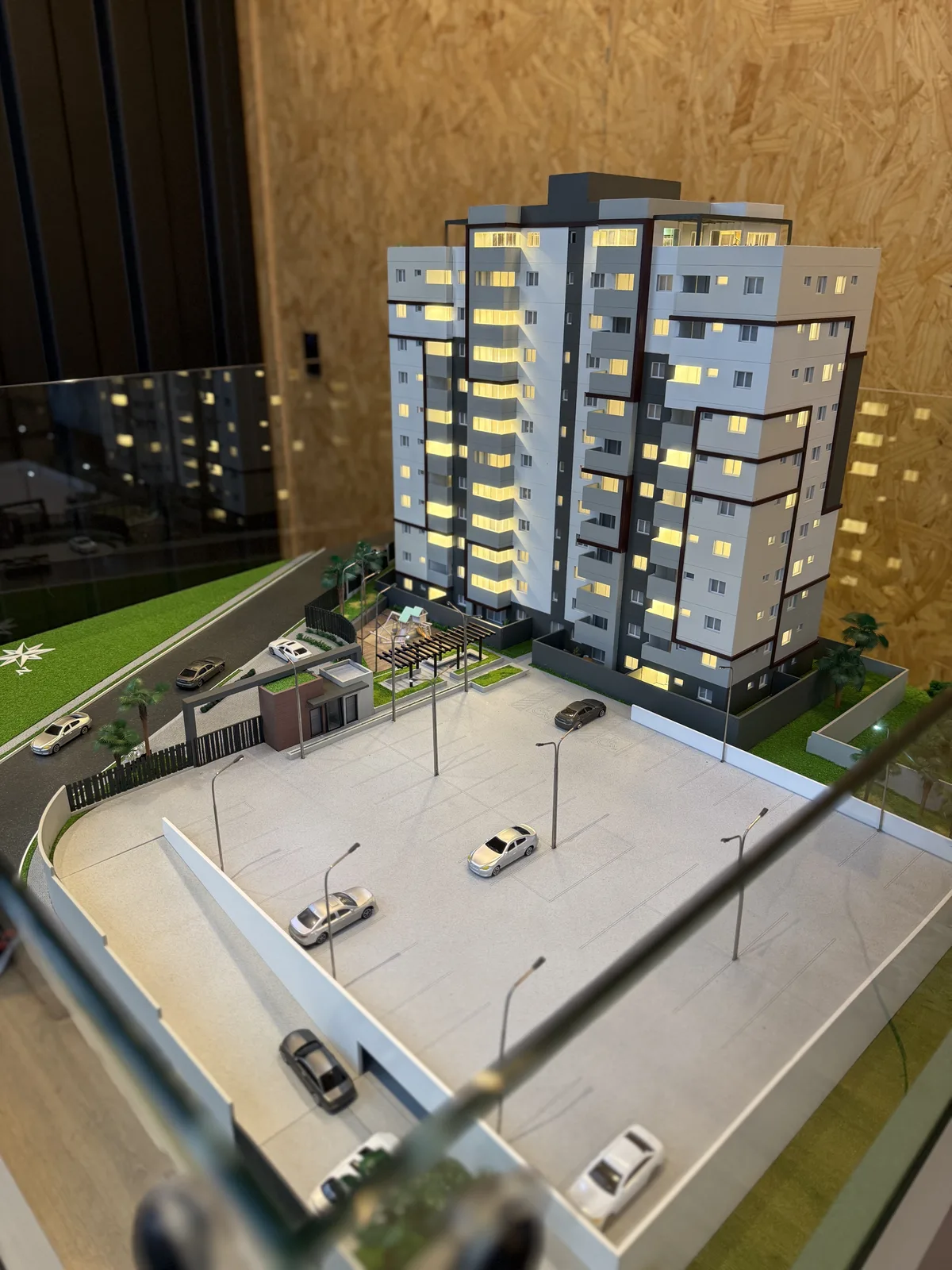 Maquete física NGN, escala 1:64 — vista 1