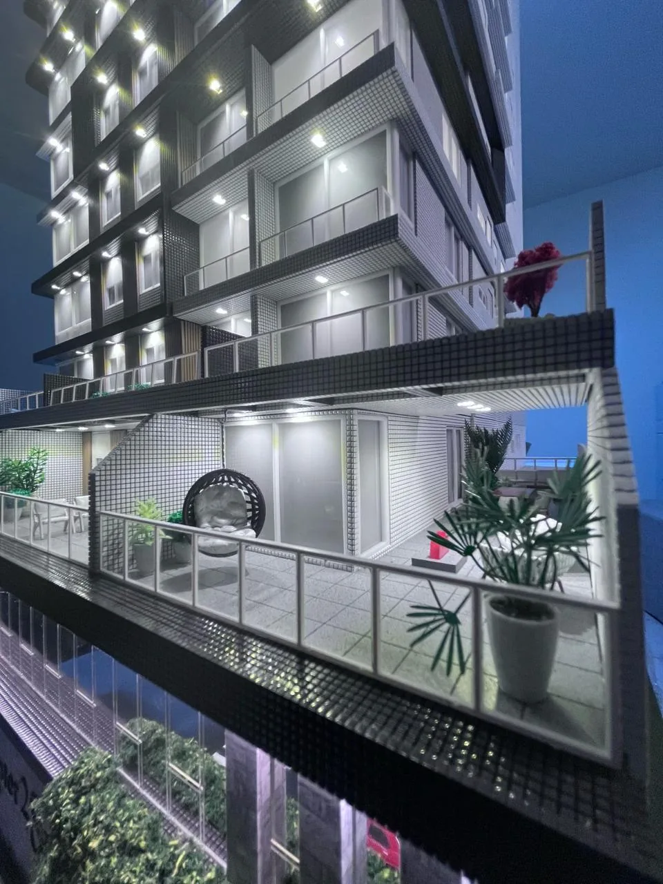 Maquete física Pugen, escala 1:50 — vista 3