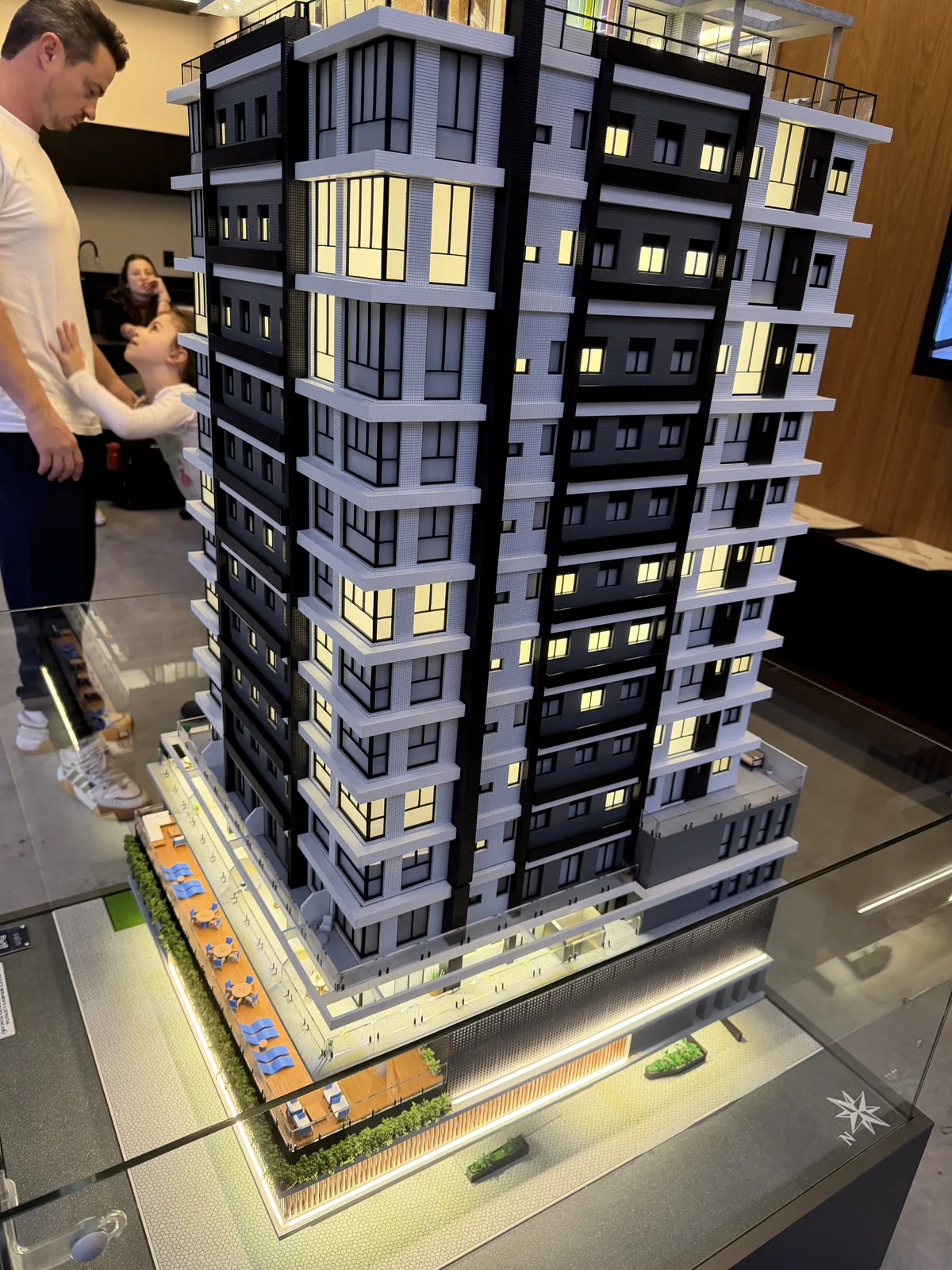 Maquete física Pellegrini, escala 1:50 — vista 6