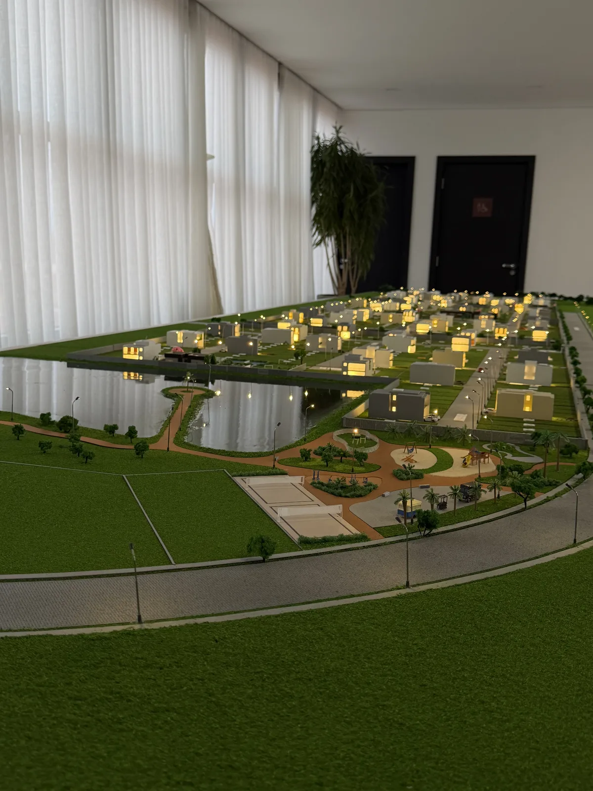 Maquete física Ábaco, escala 1:150 — vista 1
