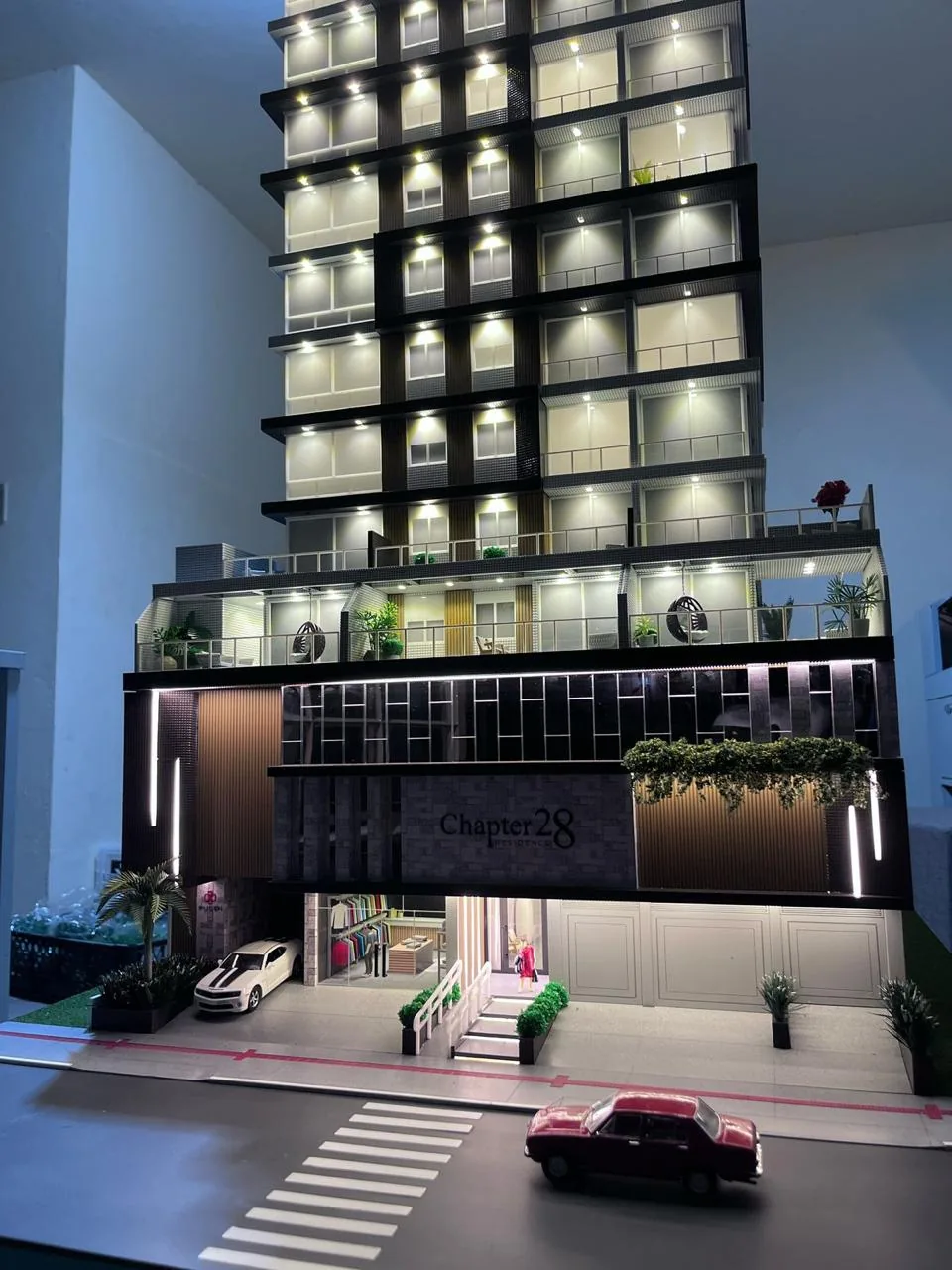 Maquete física Pugen, escala 1:50 — vista 9