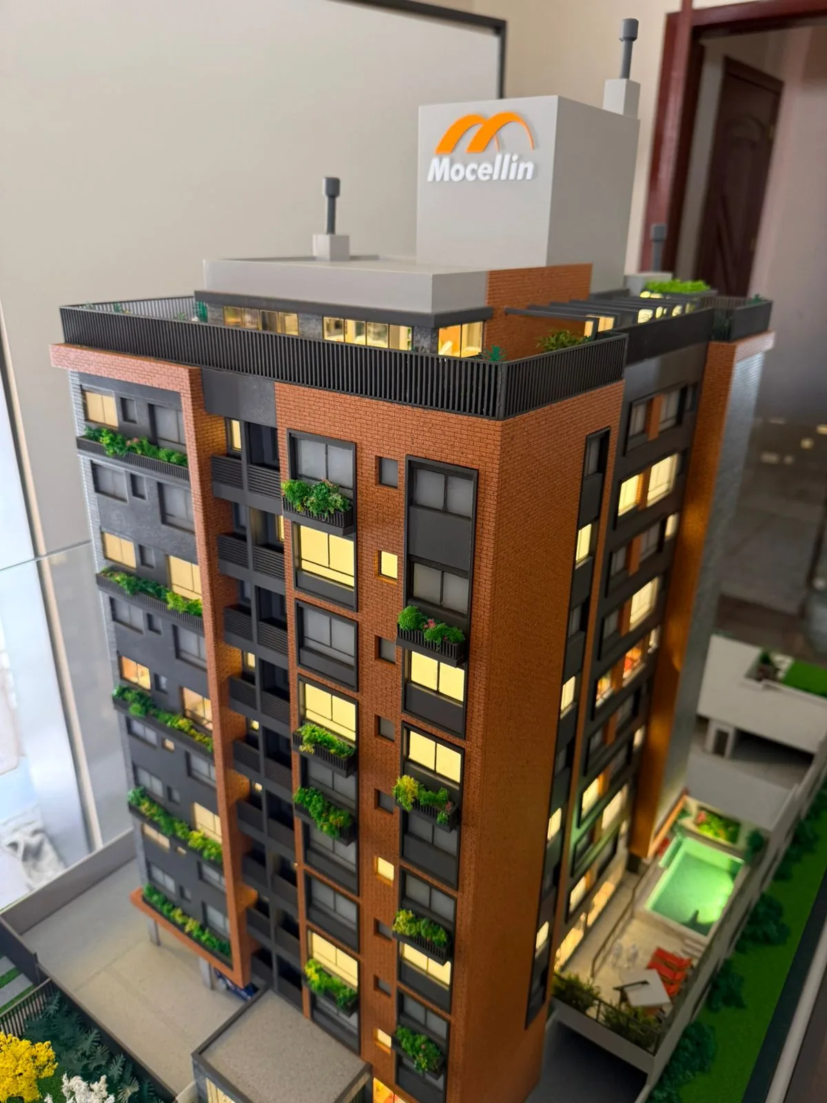 Maquete física Mocellin, escala 1:64 — vista 5